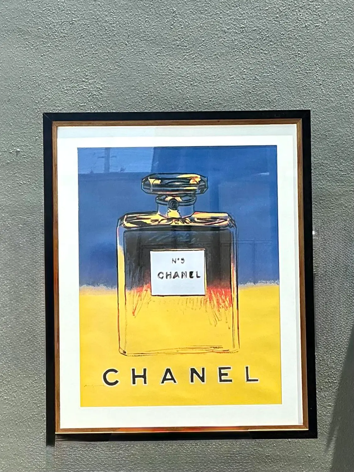 Vintage Andy Warhol for Chanel Number 5 - Detail view