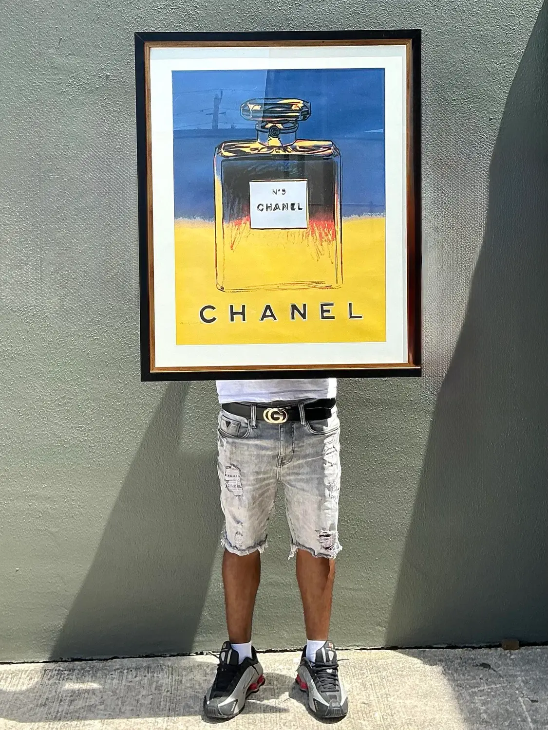 Vintage Andy Warhol for Chanel Number 5 - Back view