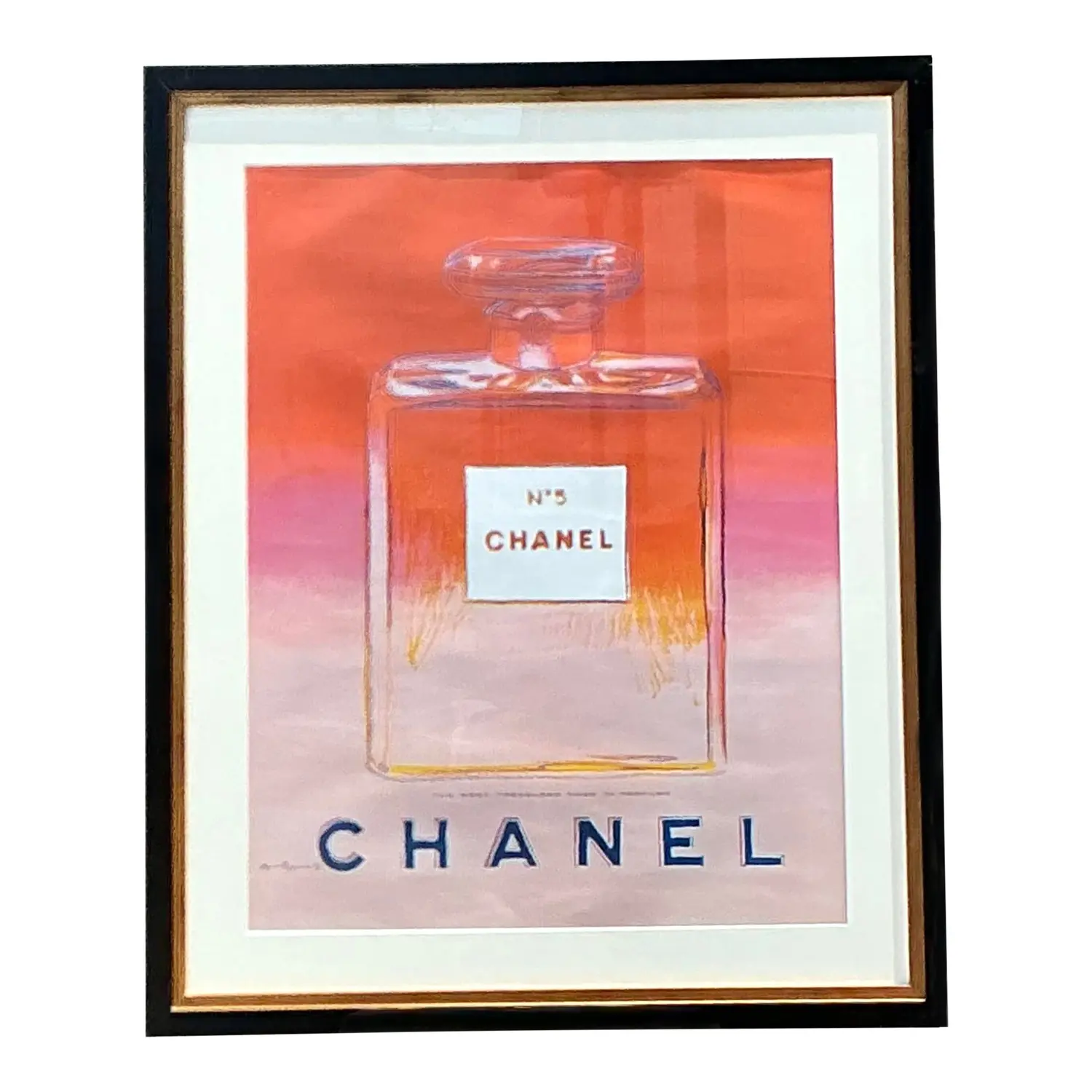 Vintage Andy Warhol for Chanel Number 5 - Top view
