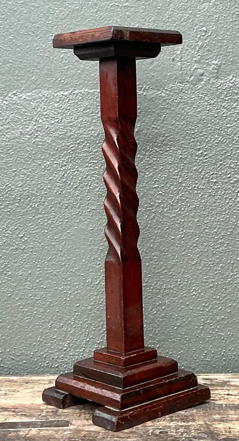 Vintage Barley Twist Candlestick
