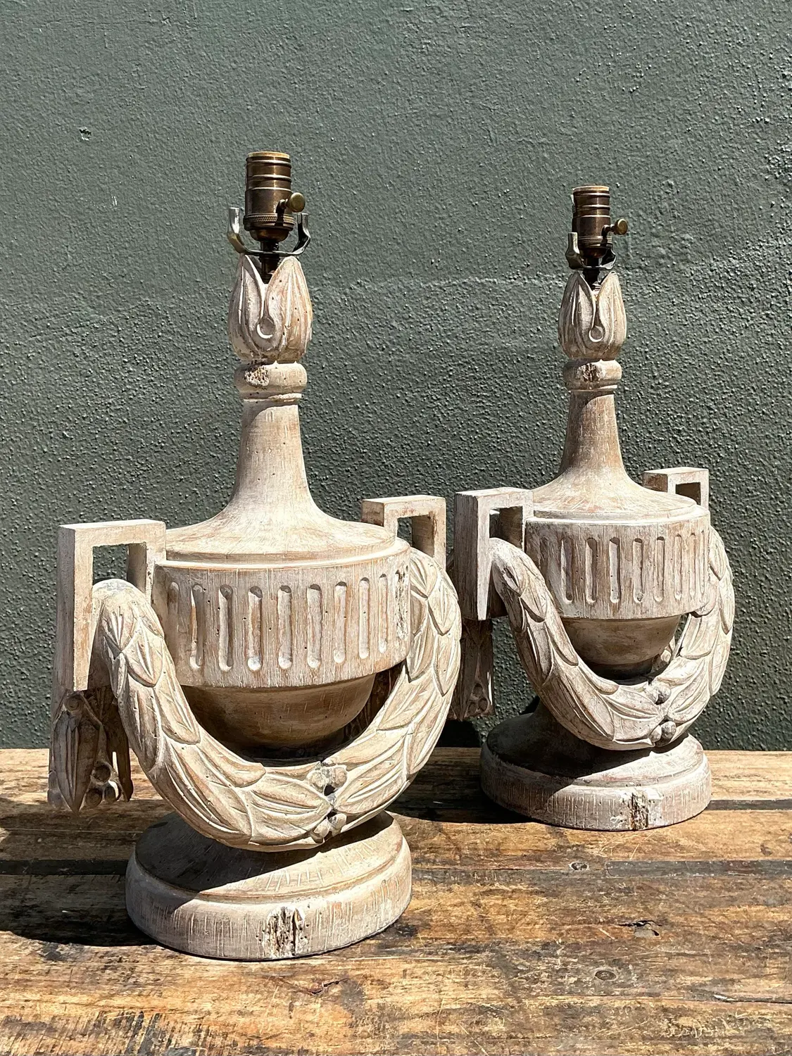 Vintage Bliss Swag Garland Lamps - A Pair - Detail view