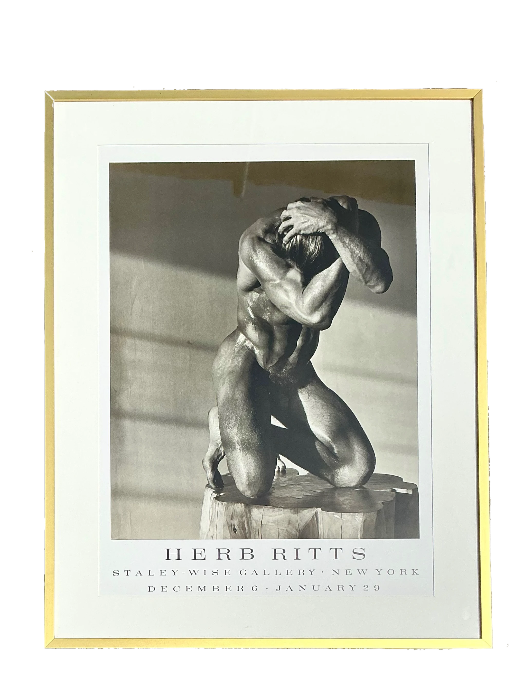 Vintage Boho 1980s Herb Ritts Poster