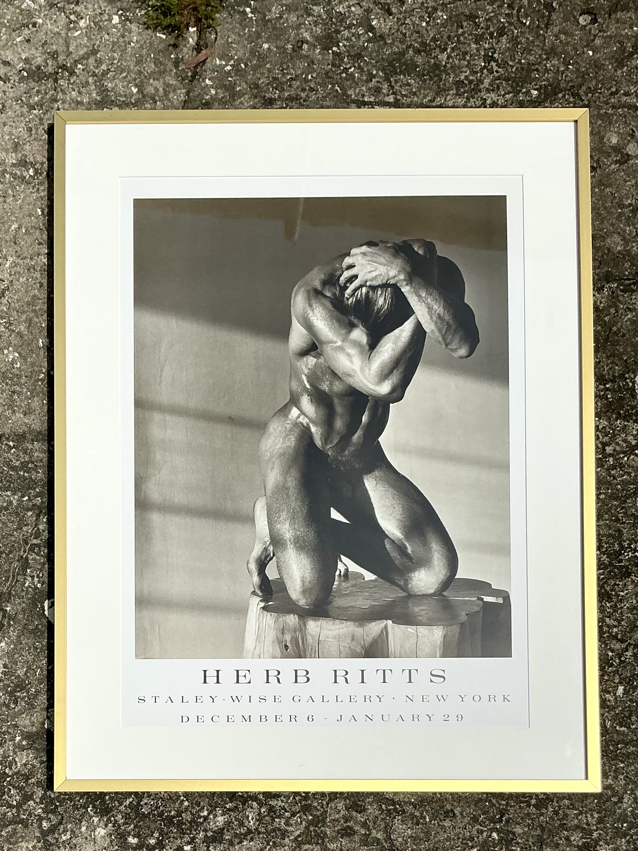 Vintage Boho 1980s Herb Ritts Poster - Detail view