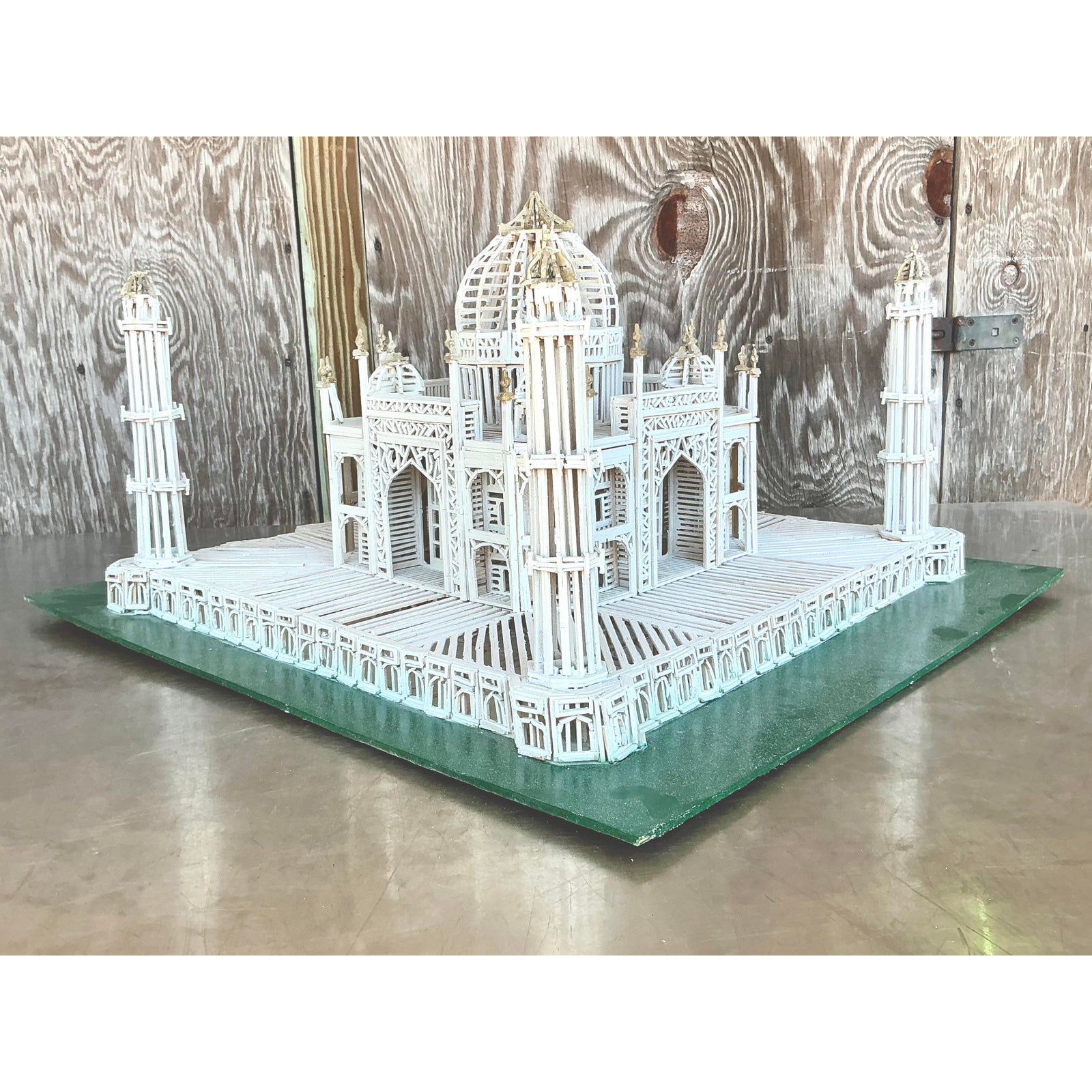 Vintage Boho Architectural Scale Model - Detail view