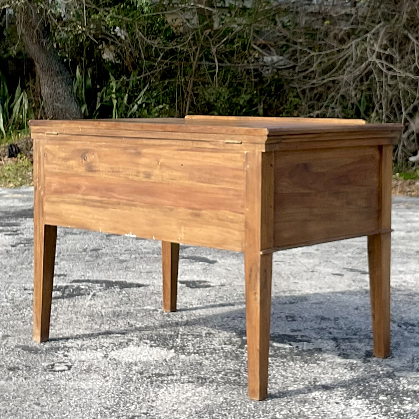 Vintage Boho Kercoet Drafting Desk - Side view