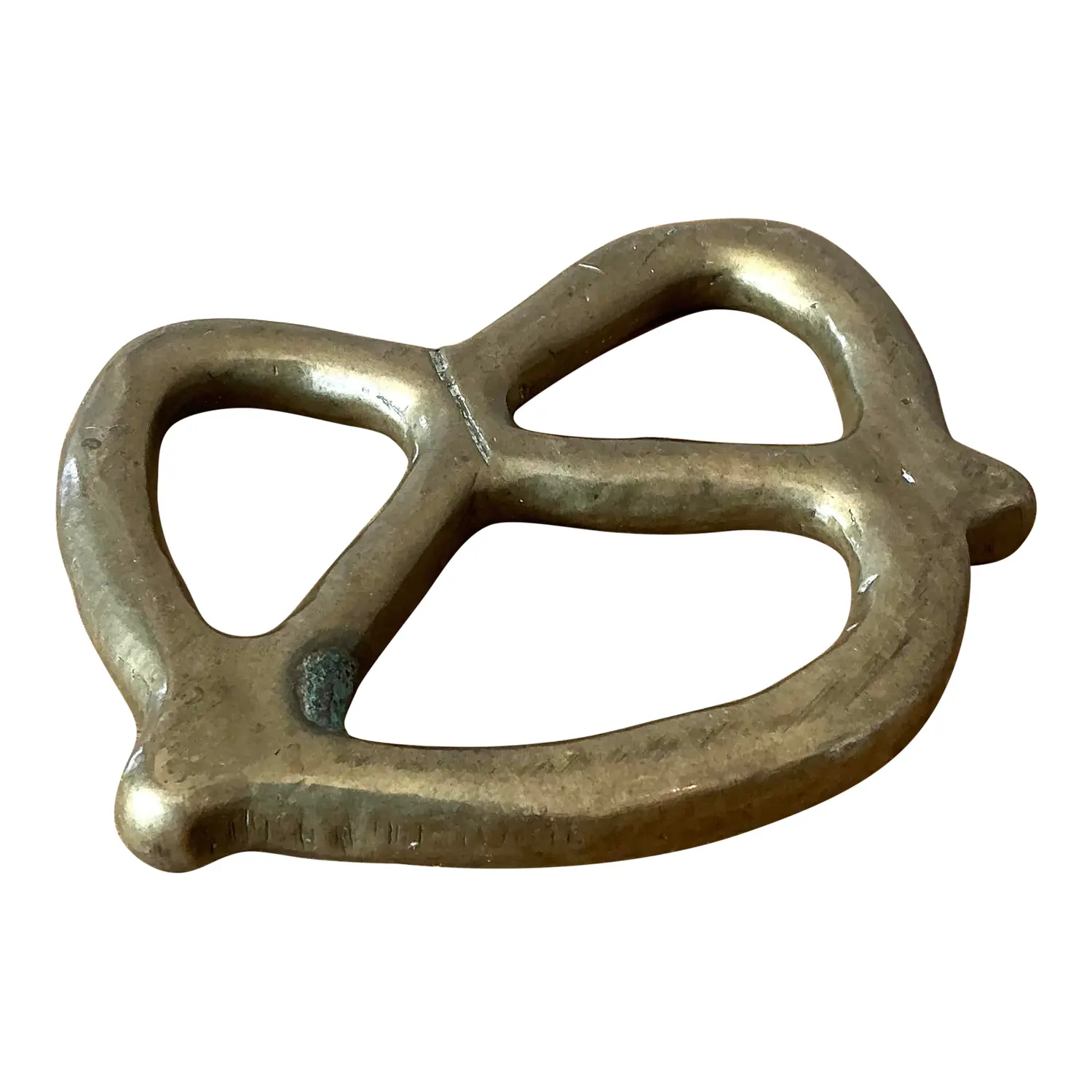Vintage Brass Pretzel
