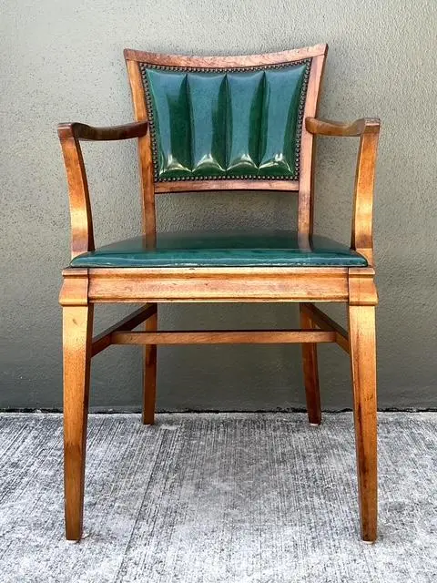 Vintage Channel Tufted Desk Chair
