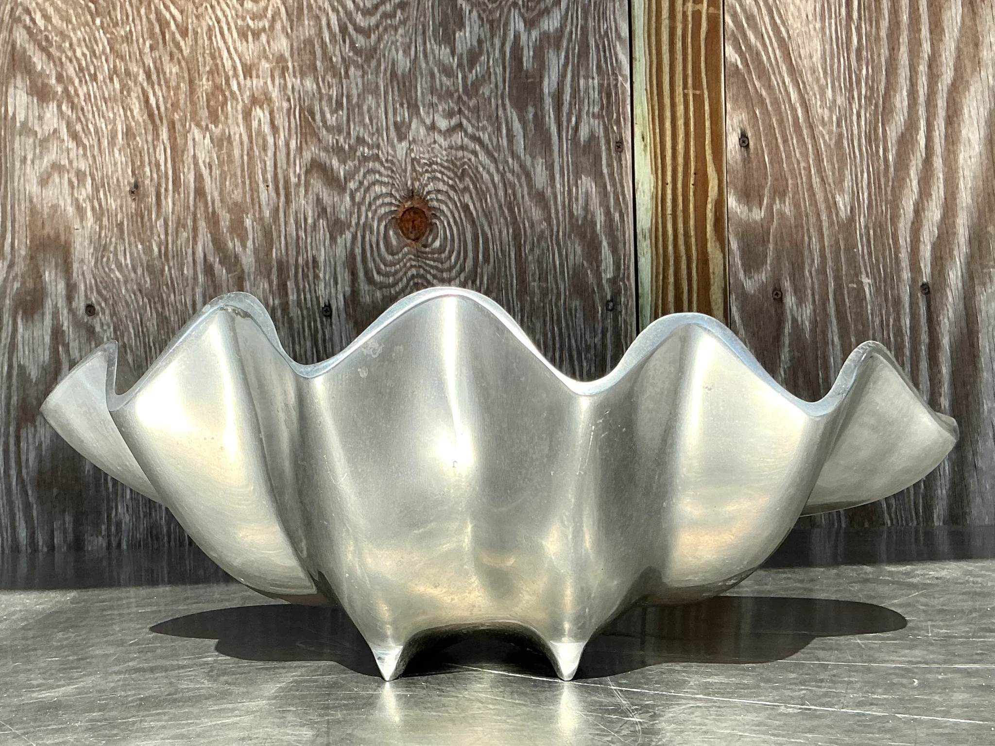 Vintage Coastal Clam Shell - Top view