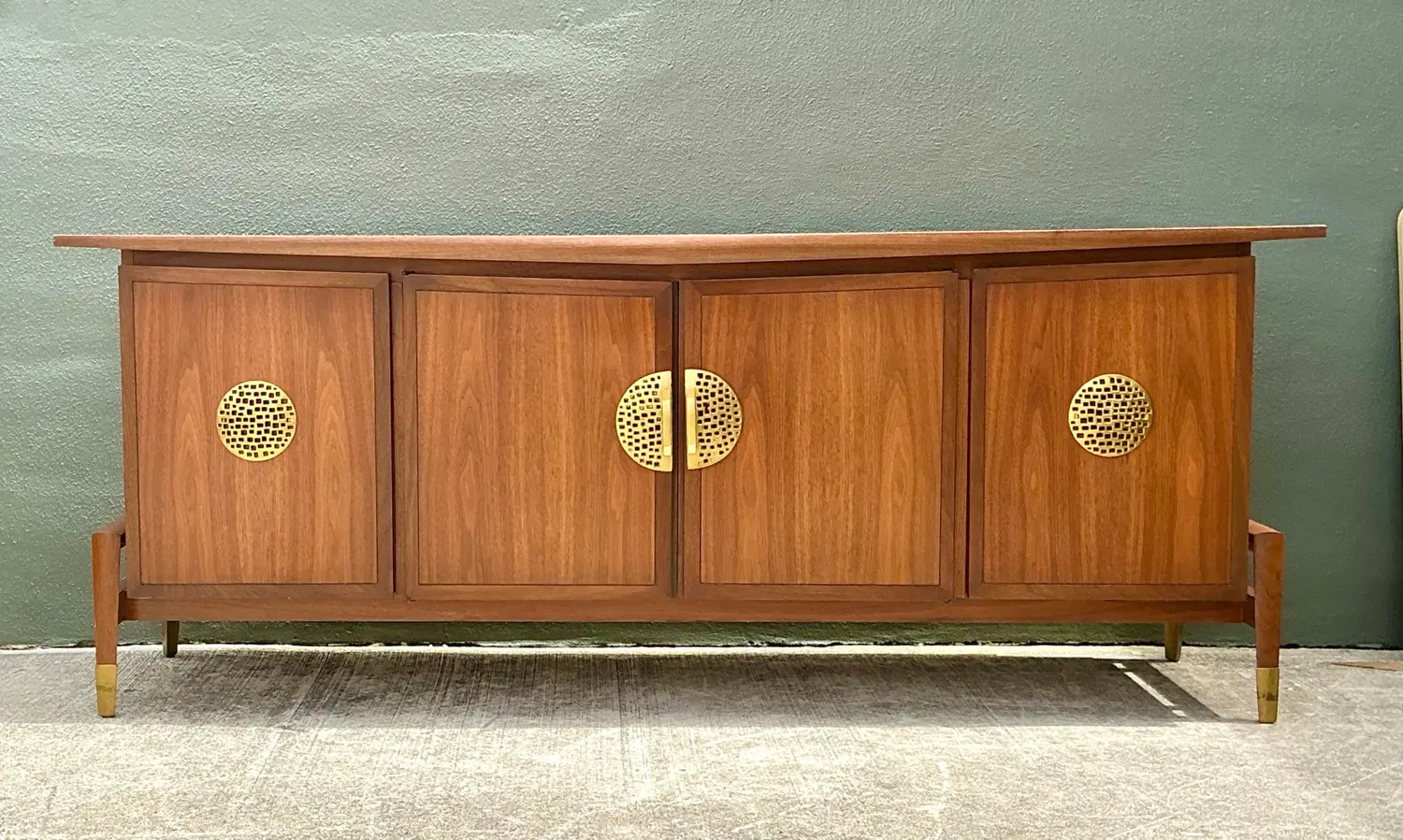 Vintage Helen Hobey for Baker Asian Medallion Credenza - Top view