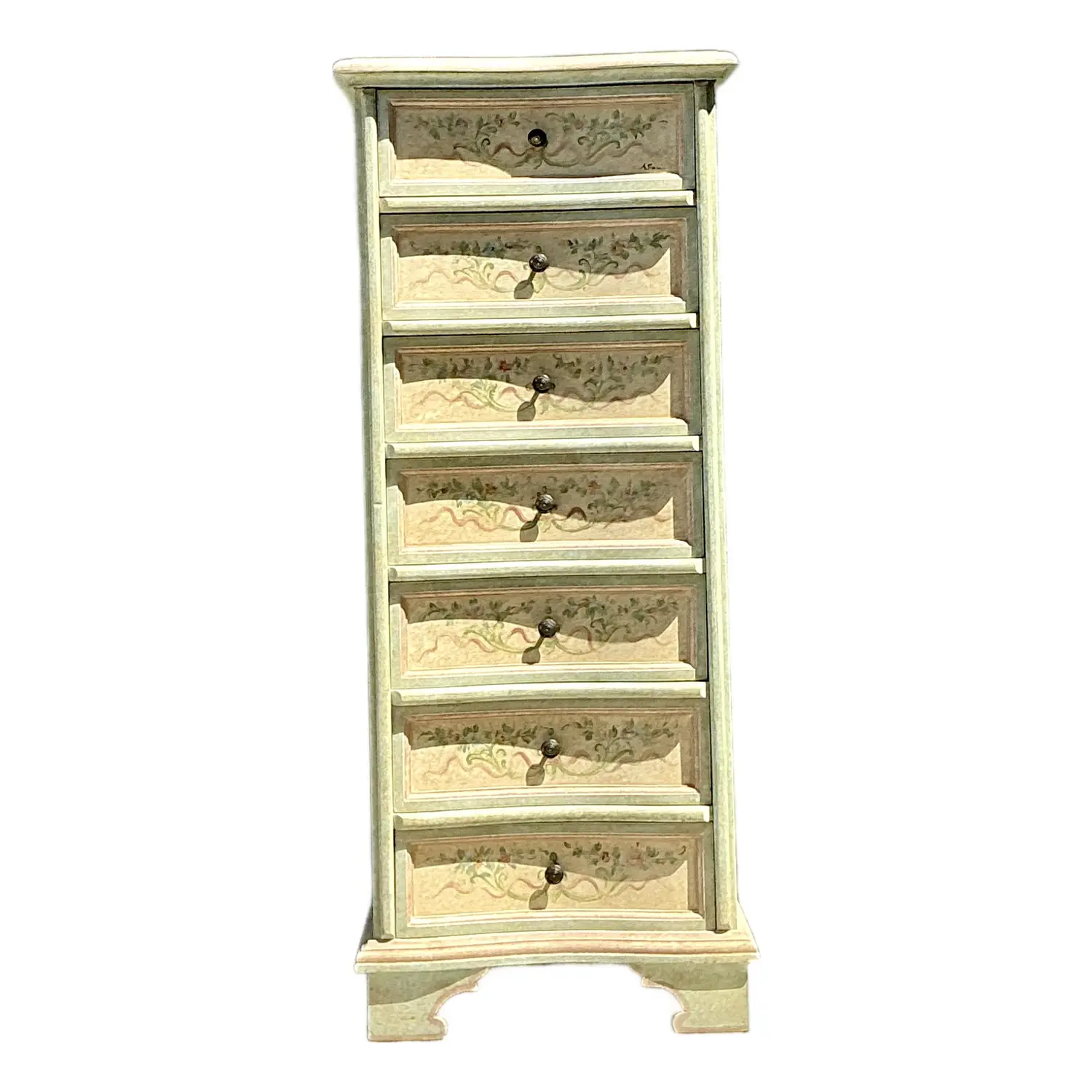 Vintage Italian Hand Painted Ligerie Chest