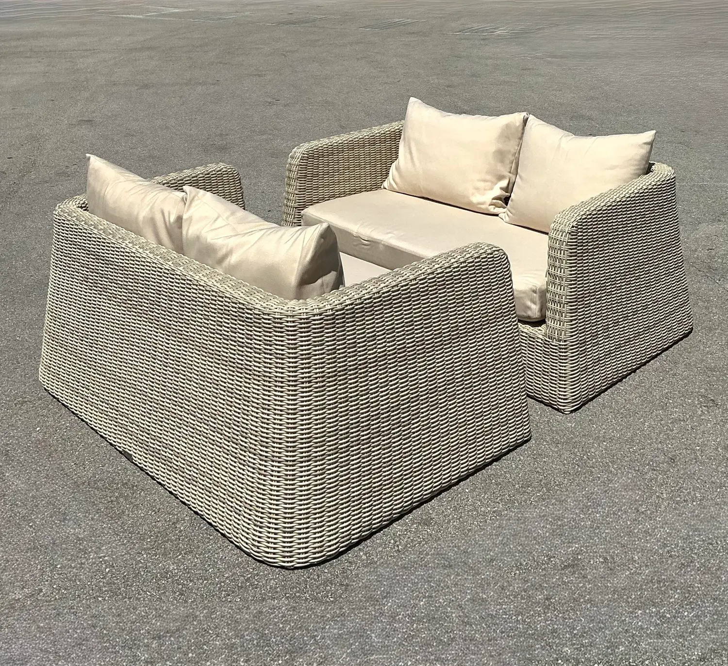 Vintage Janus Et Cie “Zeya” Two Seat Sofa - Back view