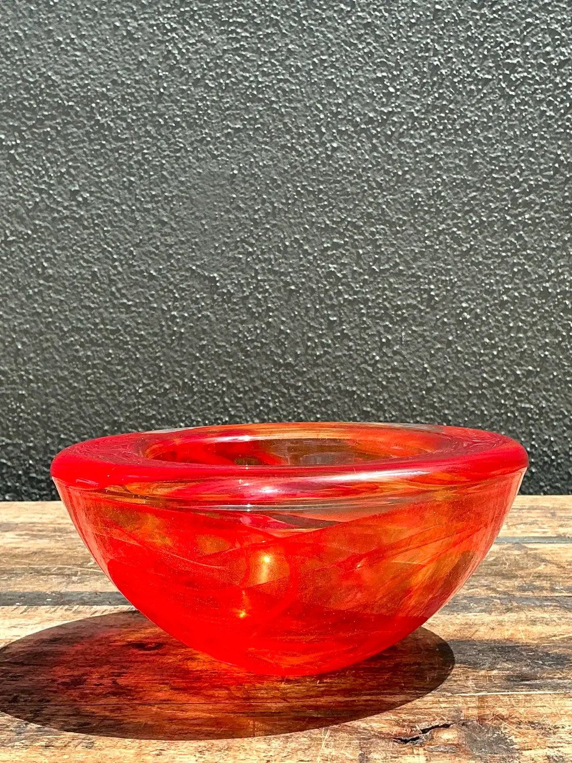 Vintage Kosta Boda Glass “Atoll” Bowl - Detail view