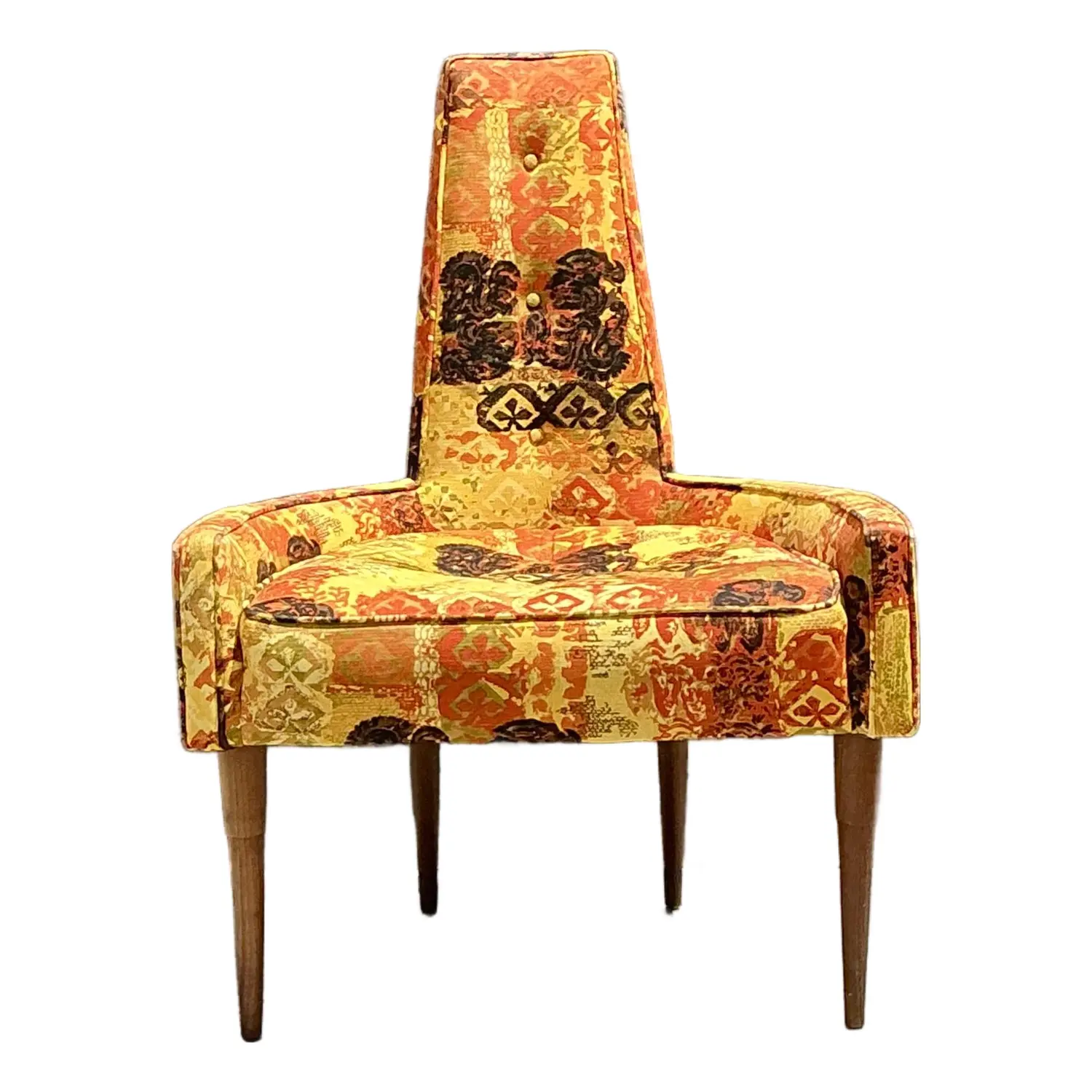 Vintage MCM High Back Lounge Chair