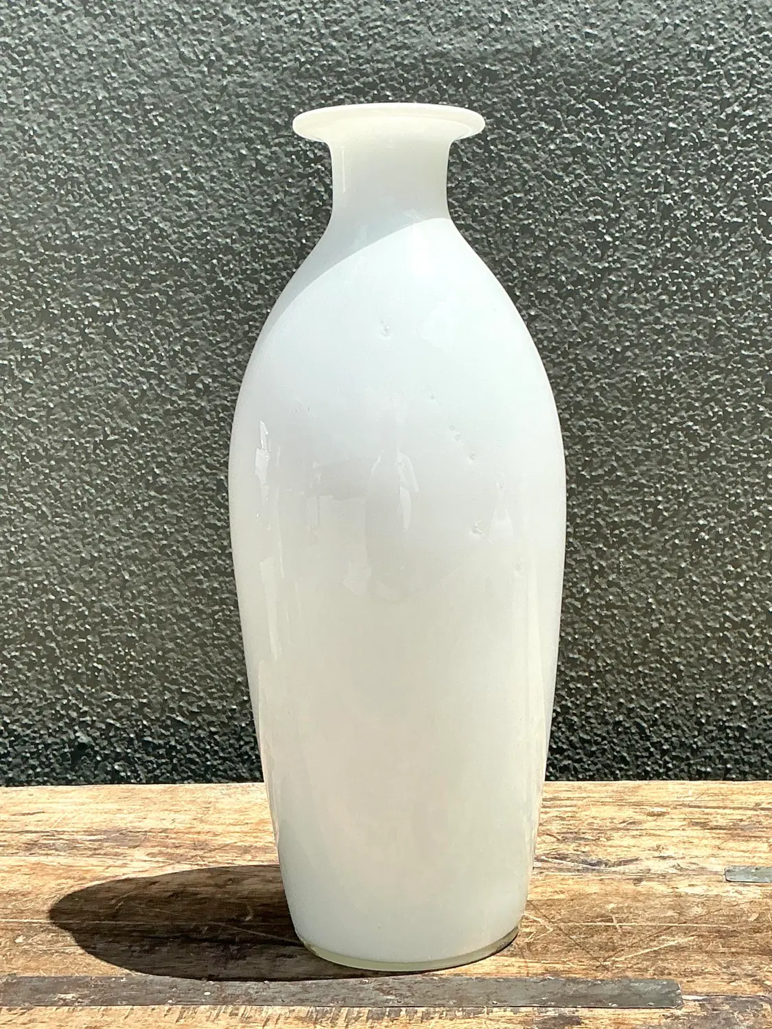 Vintage Milk Glass Bottle