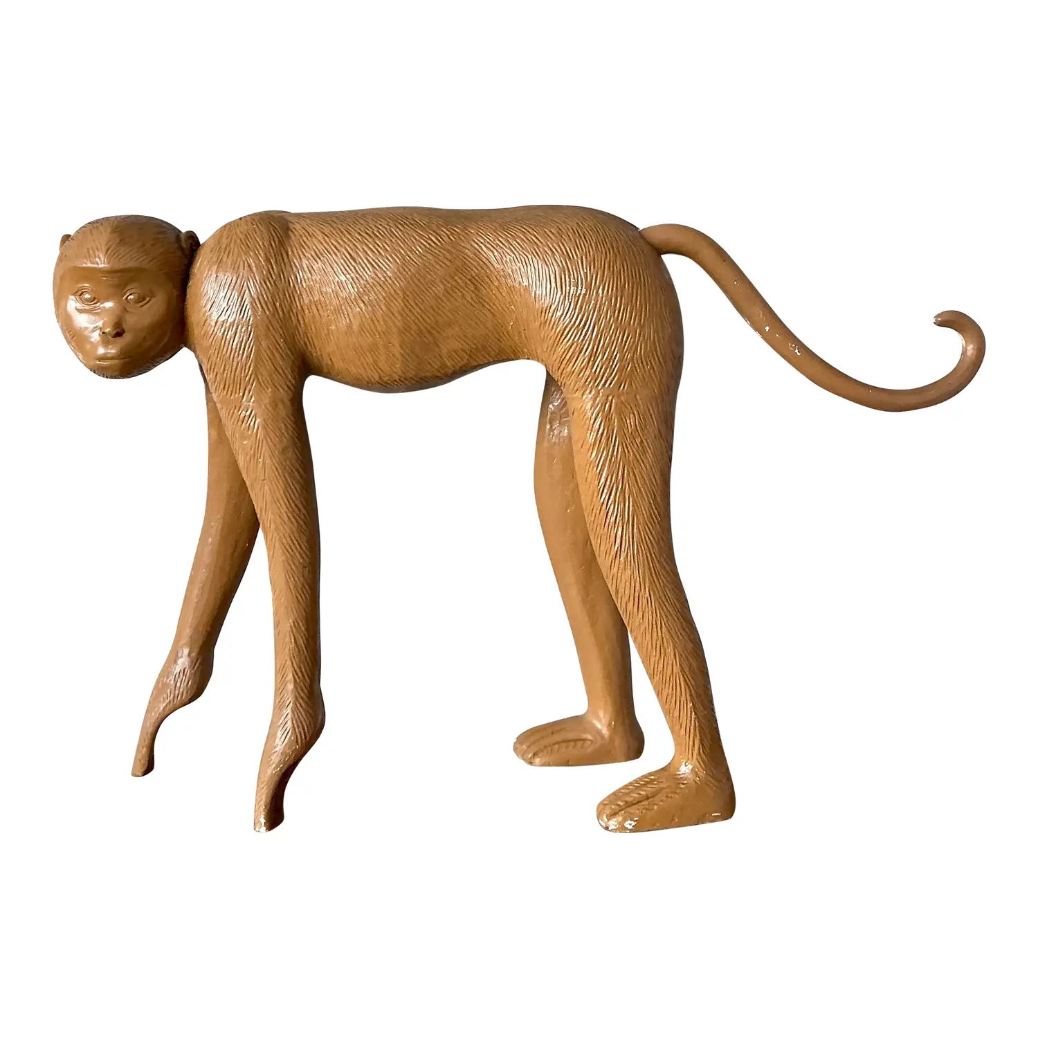 Vintage Molded Resin Monkey