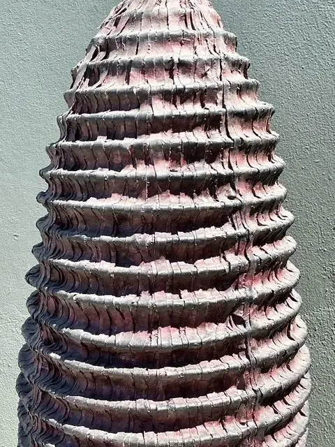 Vintage Monumental Abstract Sculpture - Side view
