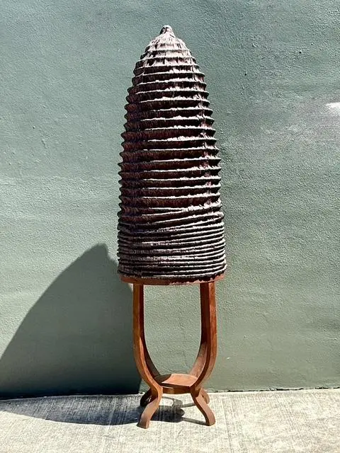 Vintage Monumental Abstract Sculpture - Top view