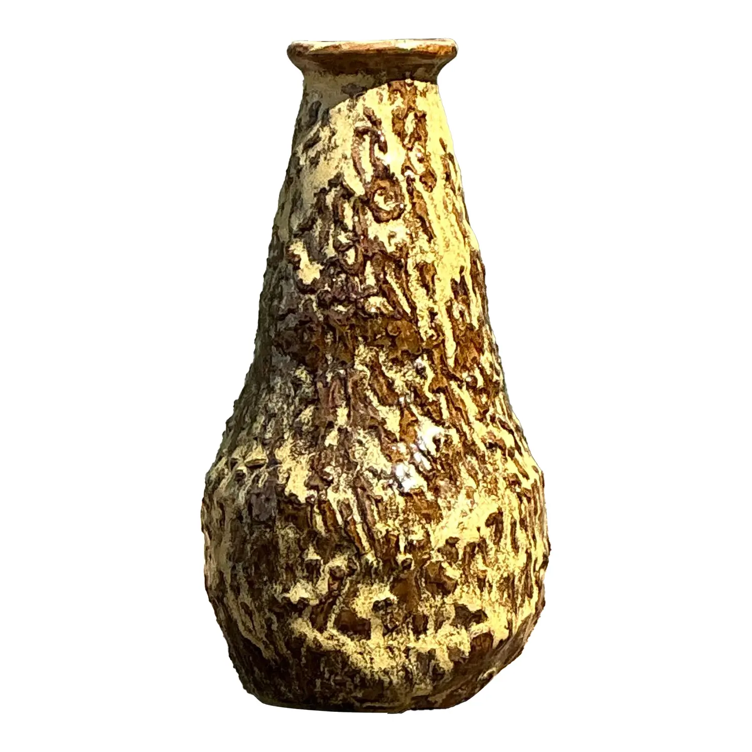 Vintage Original Drip Glaze Vase
