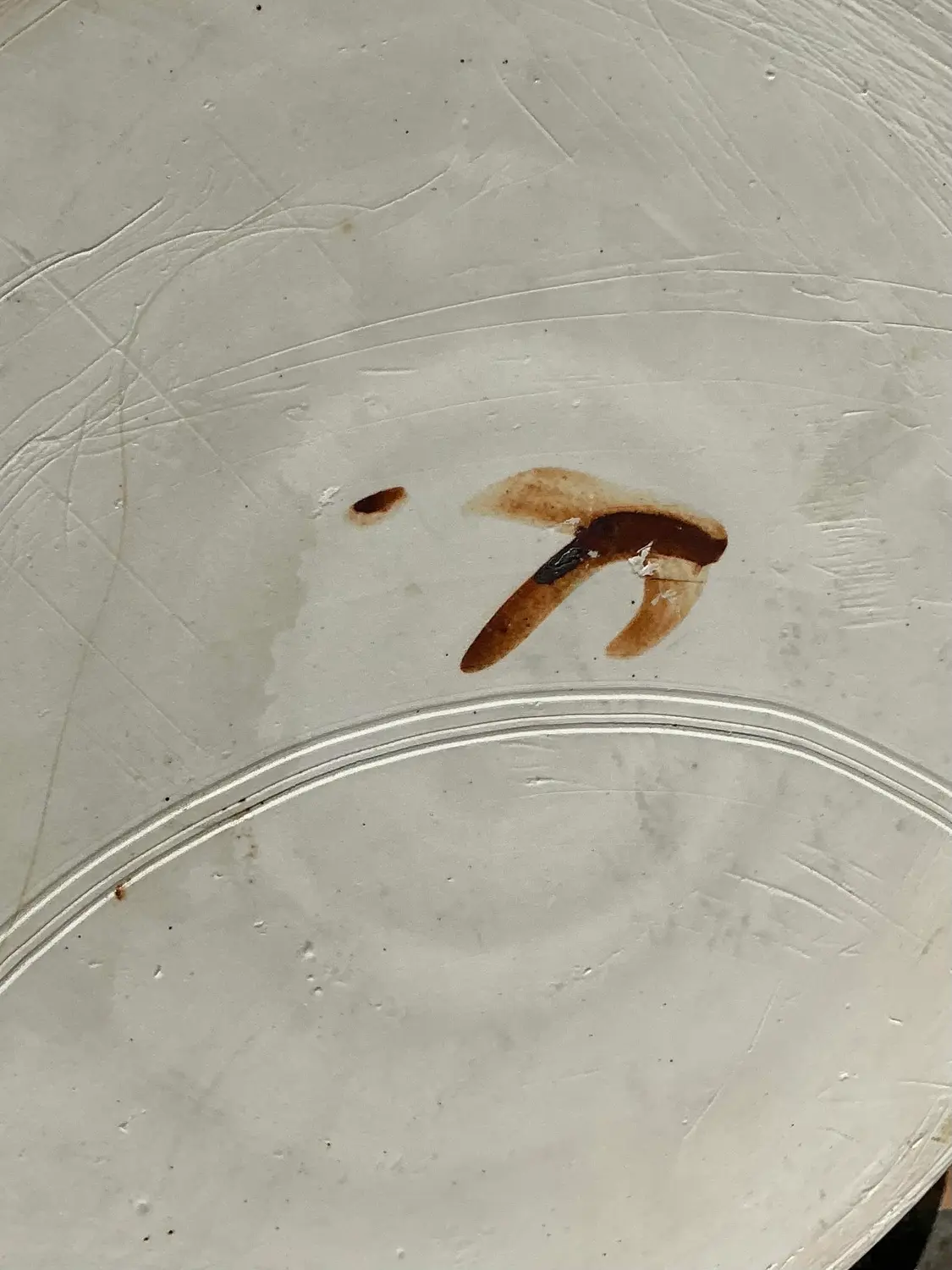 Vintage Original Studio Pottery Appetizer Plate - Top view