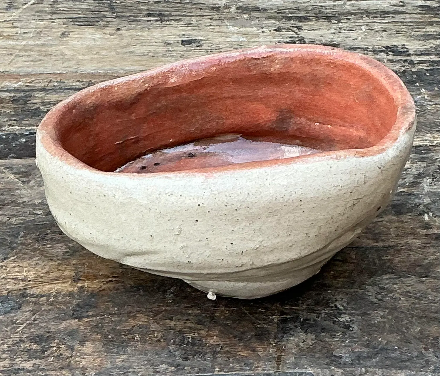Vintage Original Studio Pottery Biomorphic Bowl