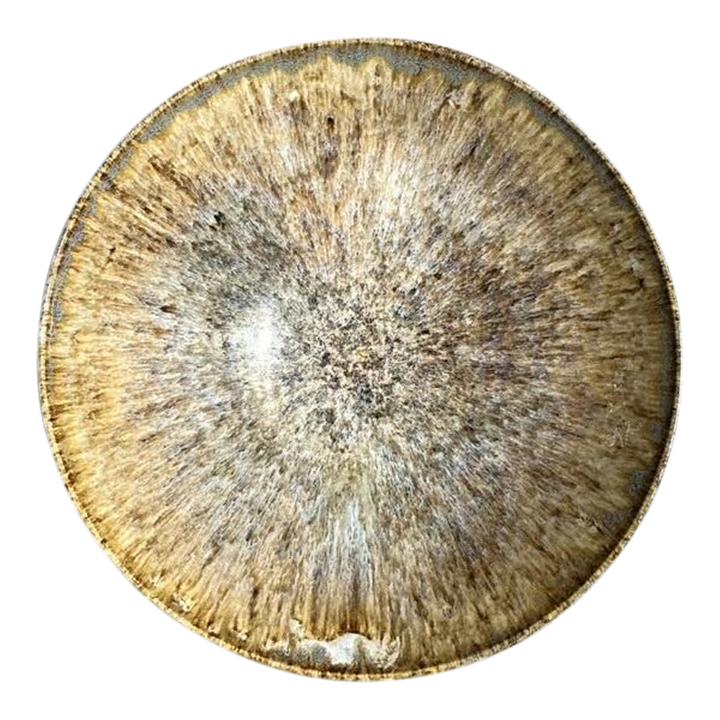 Vintage Original Studio Pottery Bowl - Pottery, 11.25W x 3.25H - Detail view