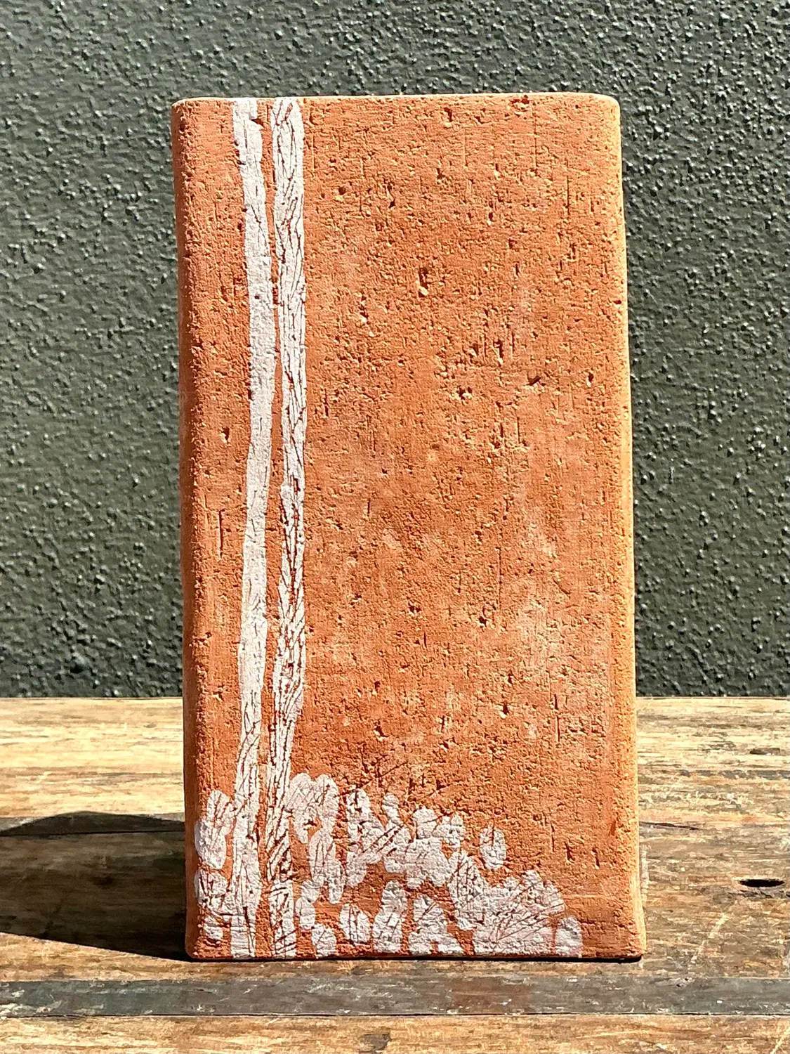 Vintage Original Studio Pottery Drip Glaze Vase - Pottery, 5.25W x 10H