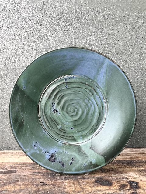 Vintage Original Studio Pottery Platter - Detail view