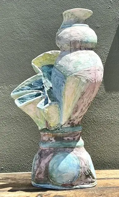 Vintage Original Studio Pottery Sculpture - Back view
