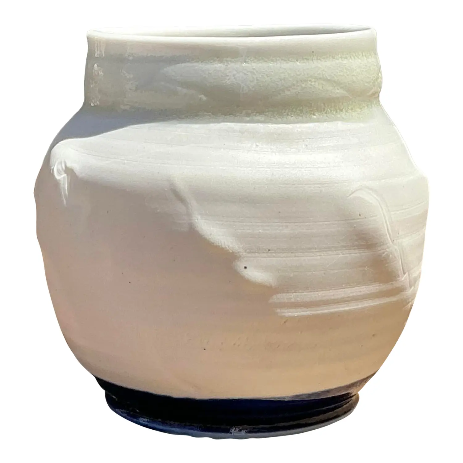 Vintage Original Studio Pottery Vase - Pottery, 3.75W x 3.75H