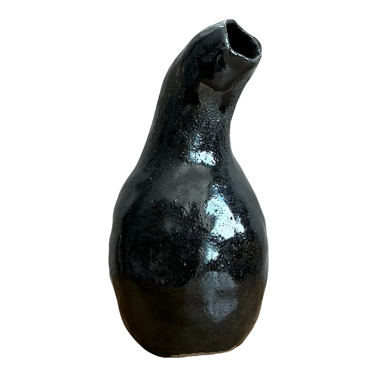 Vintage Original Studio Pottery Vase - Pottery, 3.5W x 7.75H