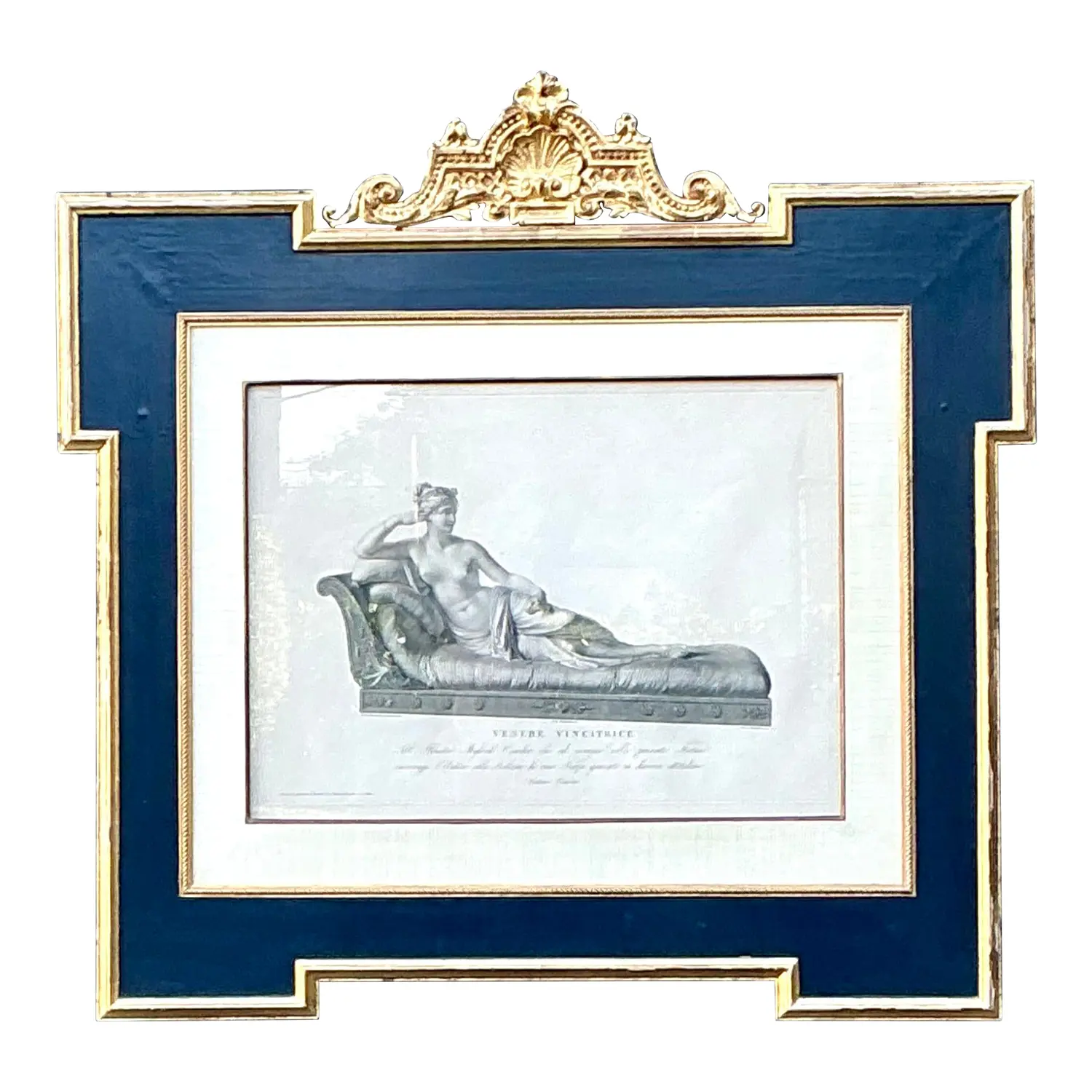 Vintage Print of Pauline Borghese Bonaparte as Venus Victrix - Paper, 37W x 36.5H