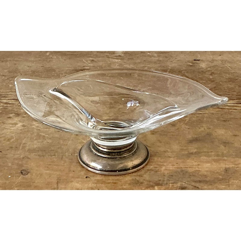 Vintage Regency Art Glass Bowl - Detail view