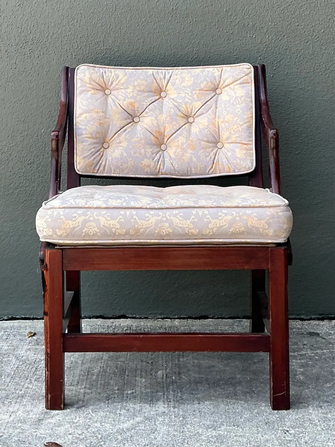 Vintage Smith and Watson Dublin Grog Chair - Back view