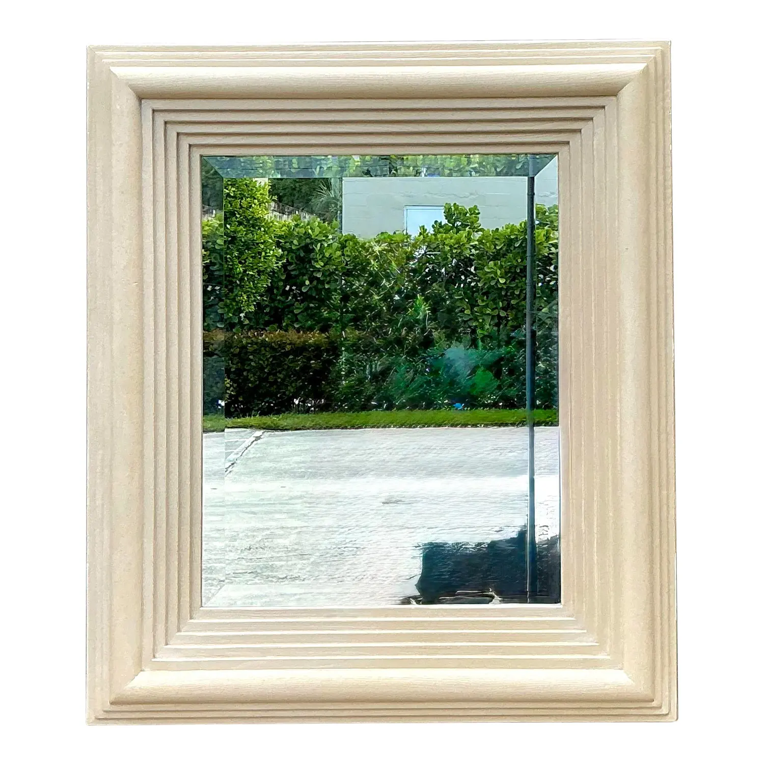 Vintage Stacked Wood Mirror