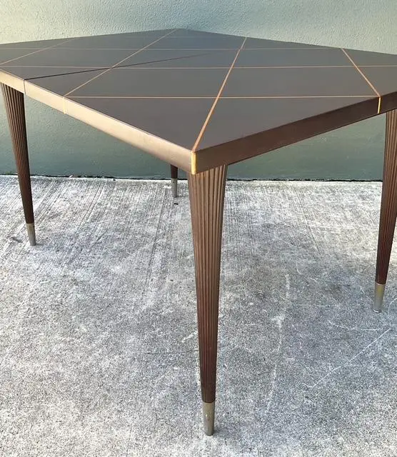Vintage Tommi Parzinger Extendable Dining Table - Top view