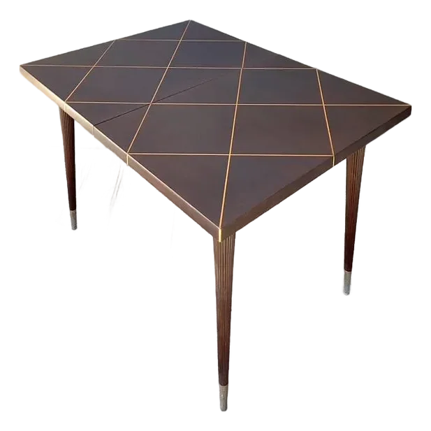 Vintage Tommi Parzinger Extendable Dining Table - Detail view