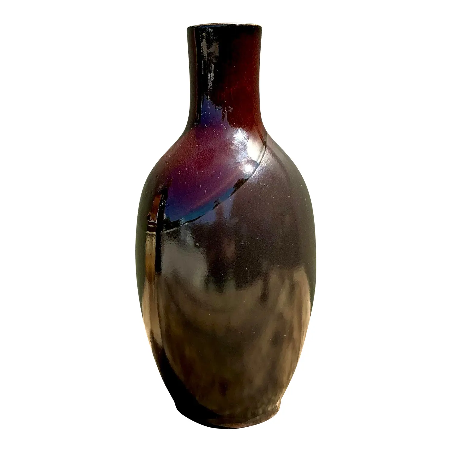 Vintage Two Tine Pottery Vase