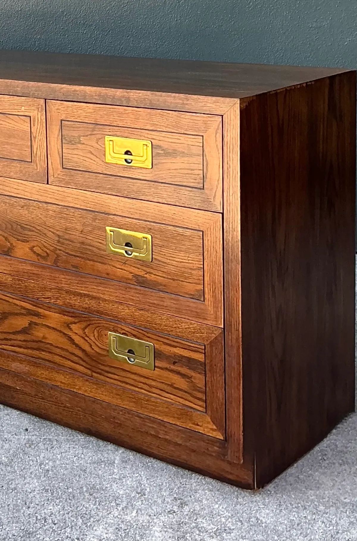 Vintage Henredon Campaign Dresser