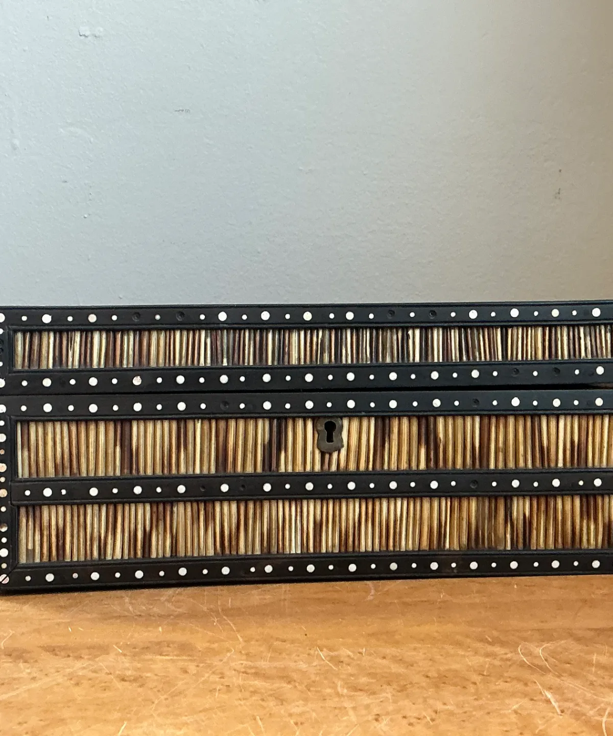 Vintage Quill and Inlay Box