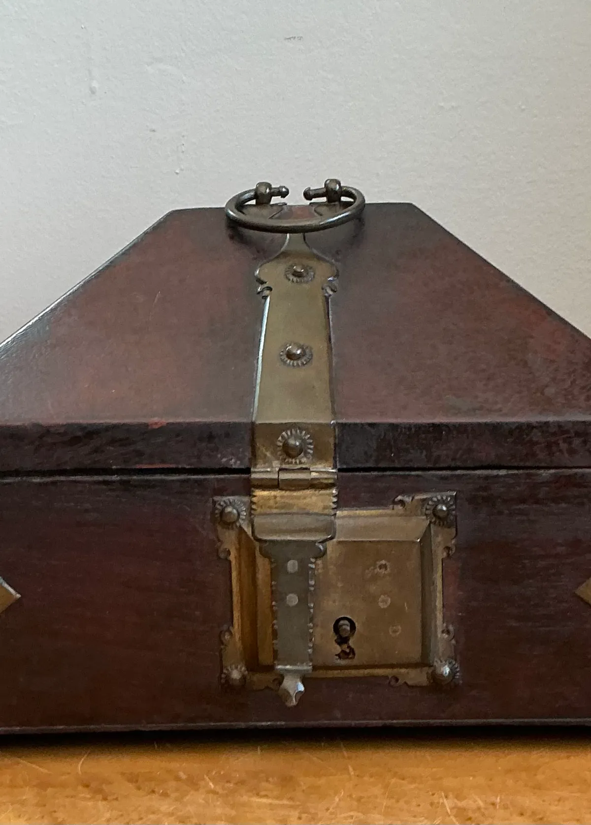Vintage Wood and Metal Decorative Box