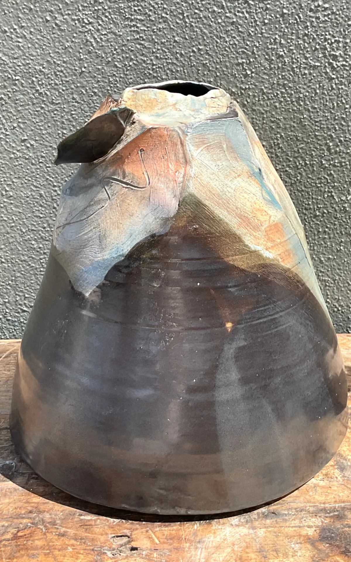 Vintage Abstract Ceramic Vase